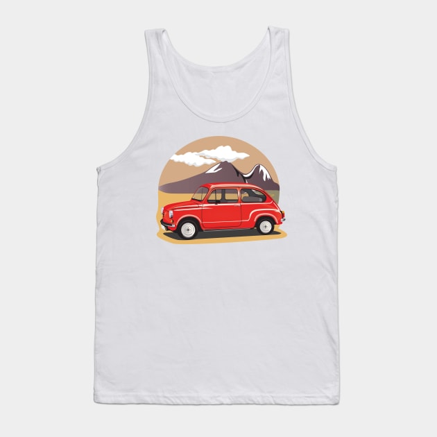 Fiat 600 Fico Tank Top by mypointink